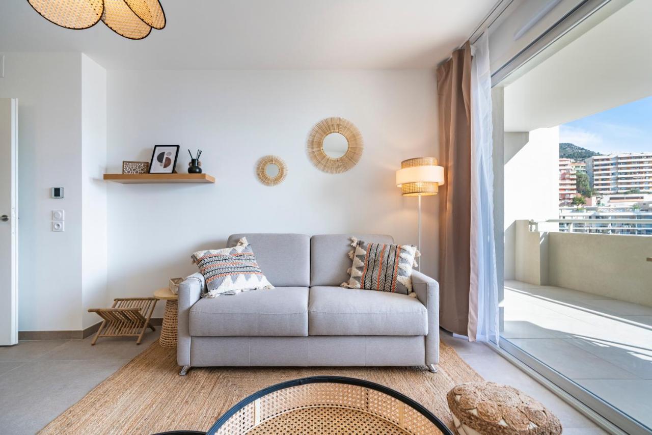 Terrasse Vue Mer, 5Mn Monaco, Parking - An Beausoleil Luaran gambar